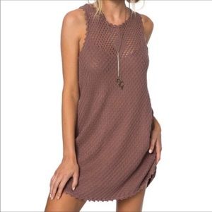 SOLD O’NEILL short Mauve crocheted summer dress